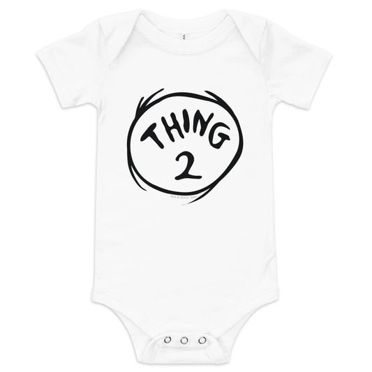 The Cat in the Hat Thing Two Baby Bodysuit