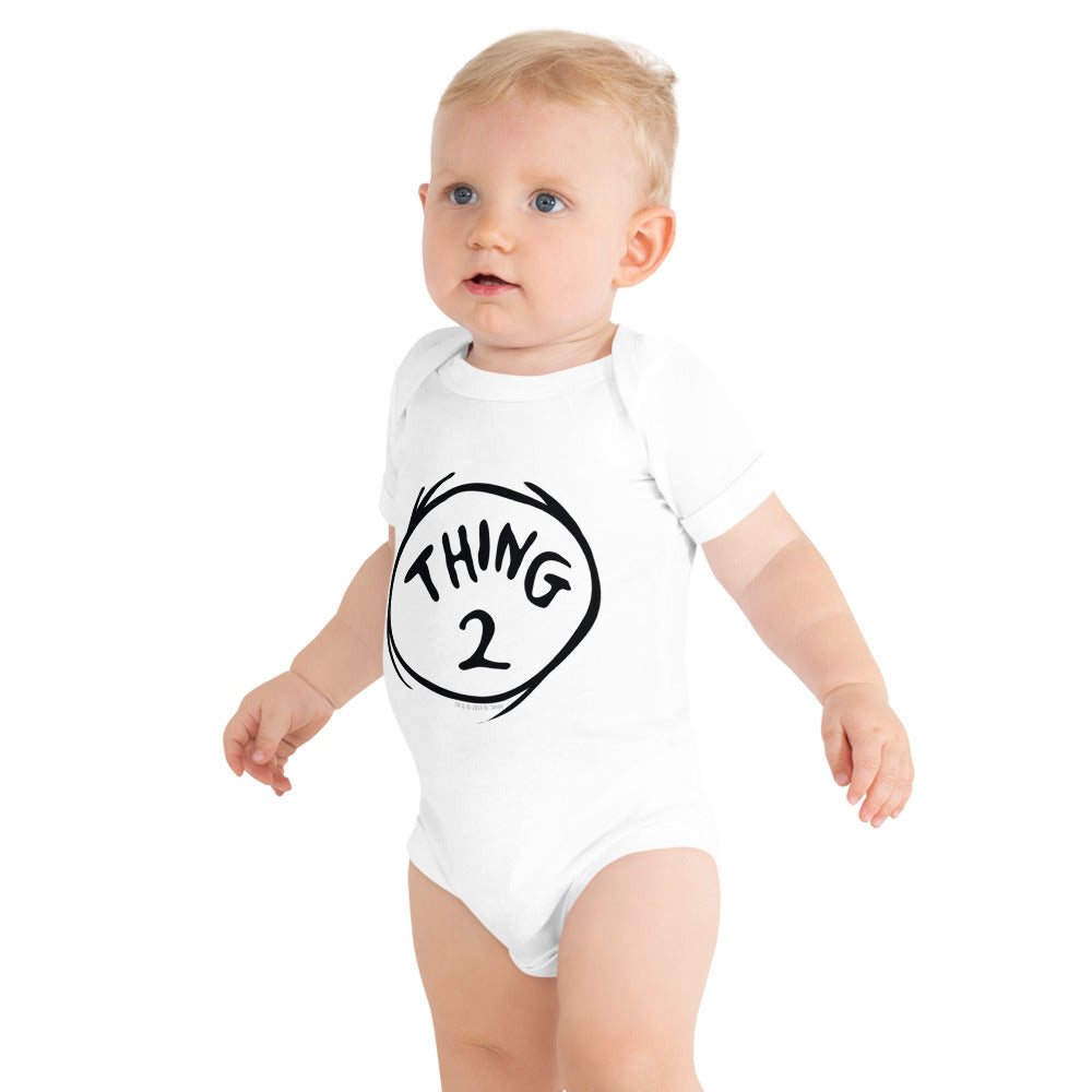 The Cat in the Hat Thing Two Baby Bodysuit