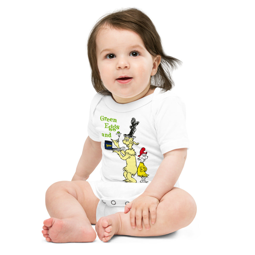 Green Eggs and Spam Baby Bodysuit