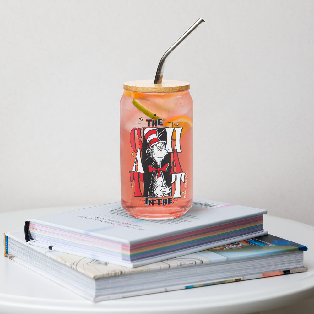 The Cat in the Hat Good Fun Can-Shaped Glass