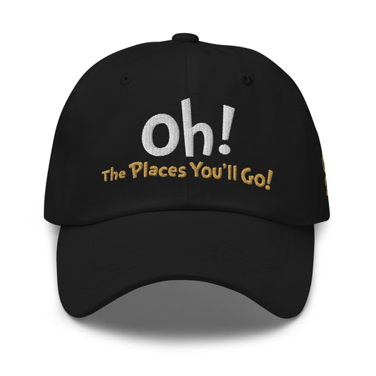Oh The Places You’ll Go Embroidered Hat Graduation 2026