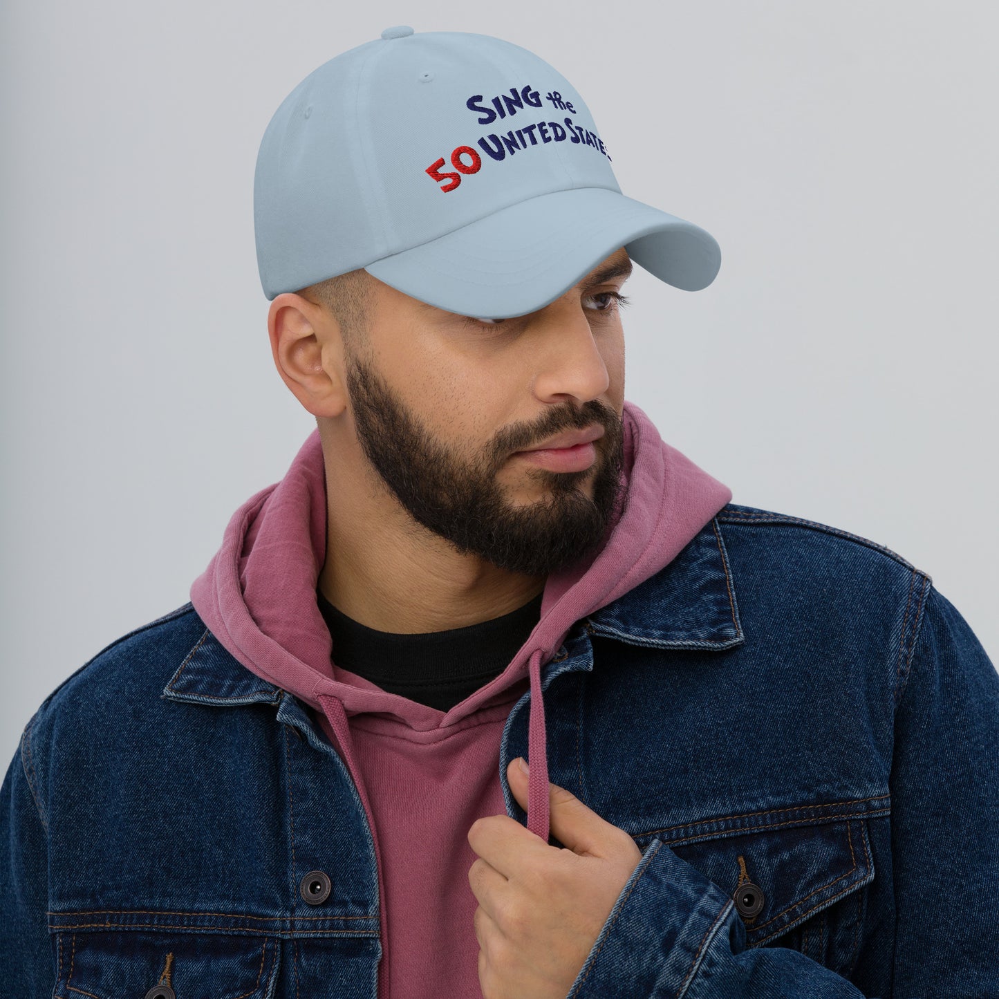 The Cat in The Hat Embroidered Hat Sing the 50 States