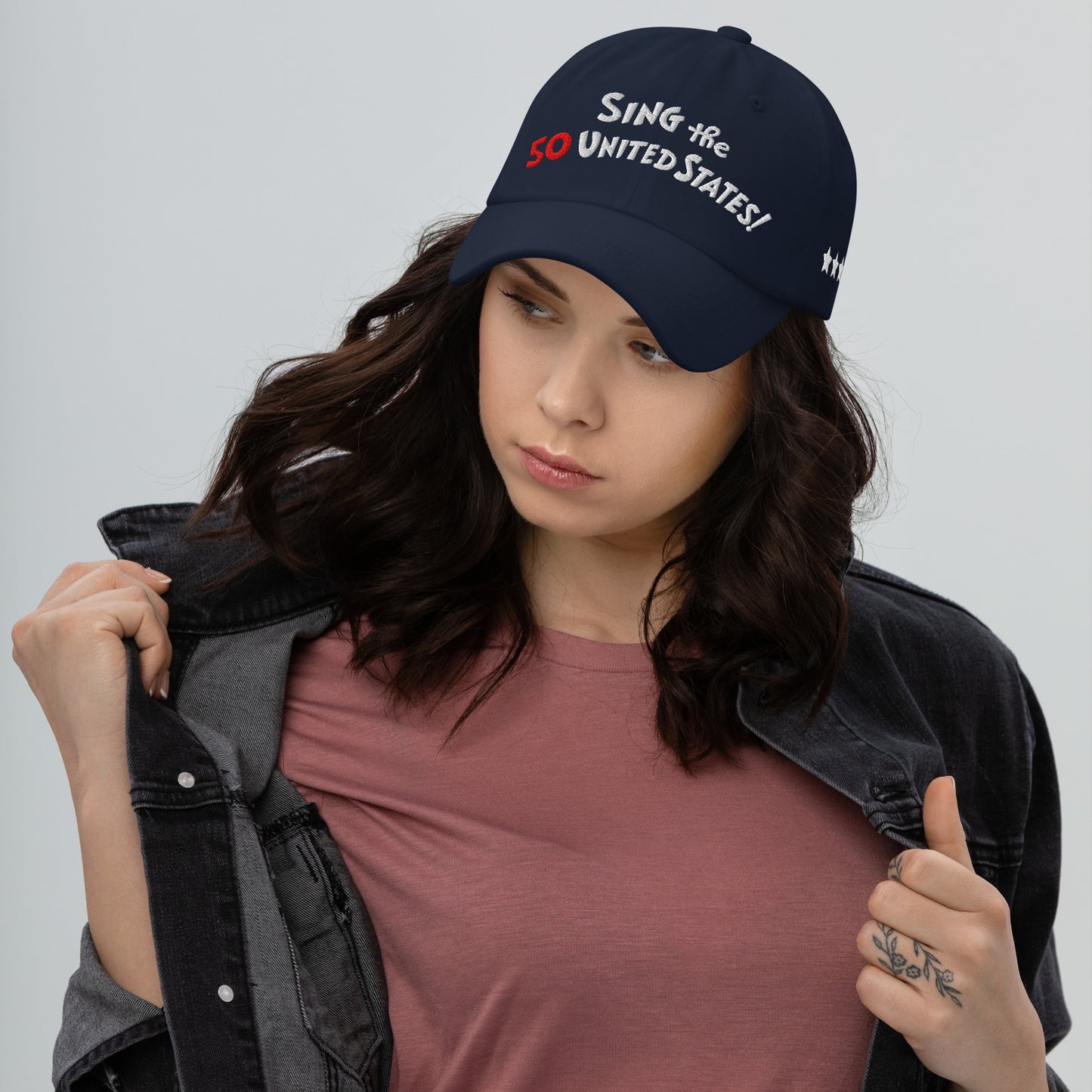 The Cat in The Hat Embroidered Hat Sing the 50 States