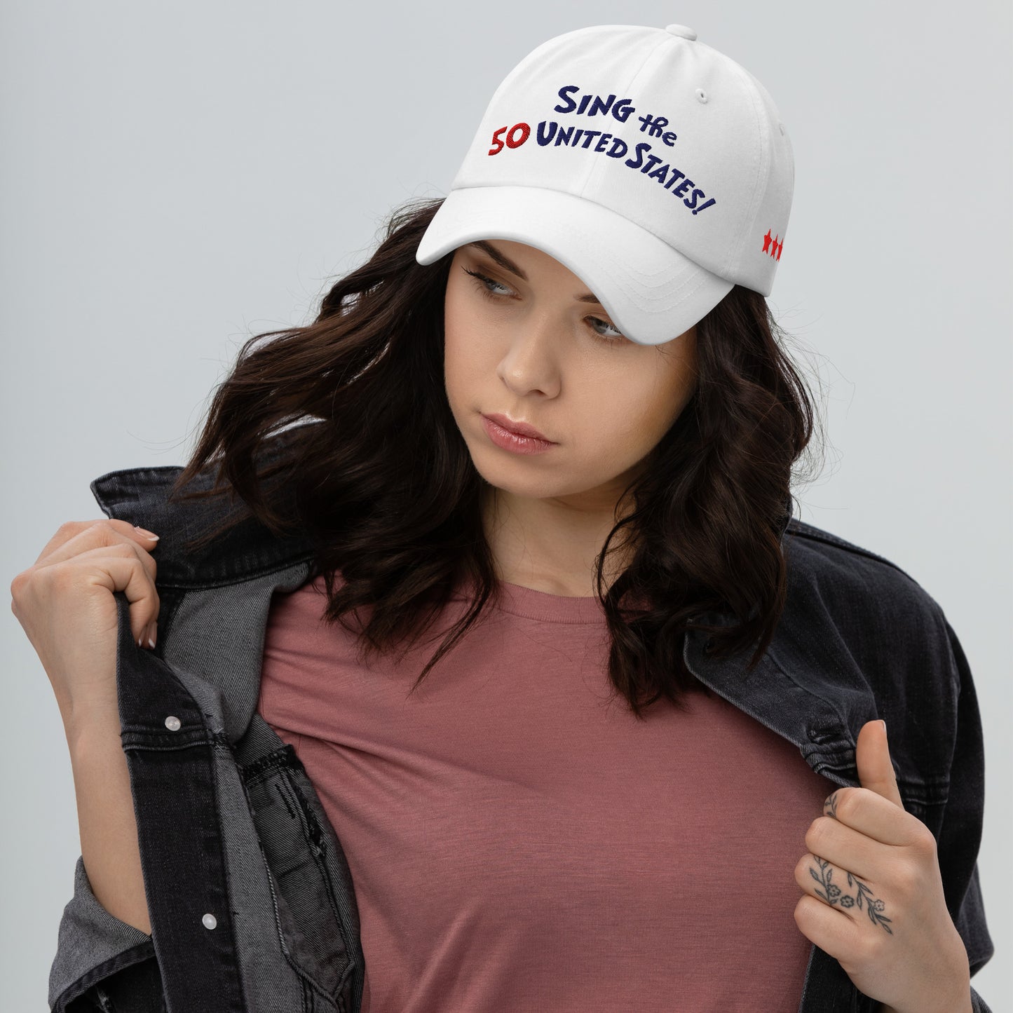 The Cat in The Hat Embroidered Hat Sing the 50 States