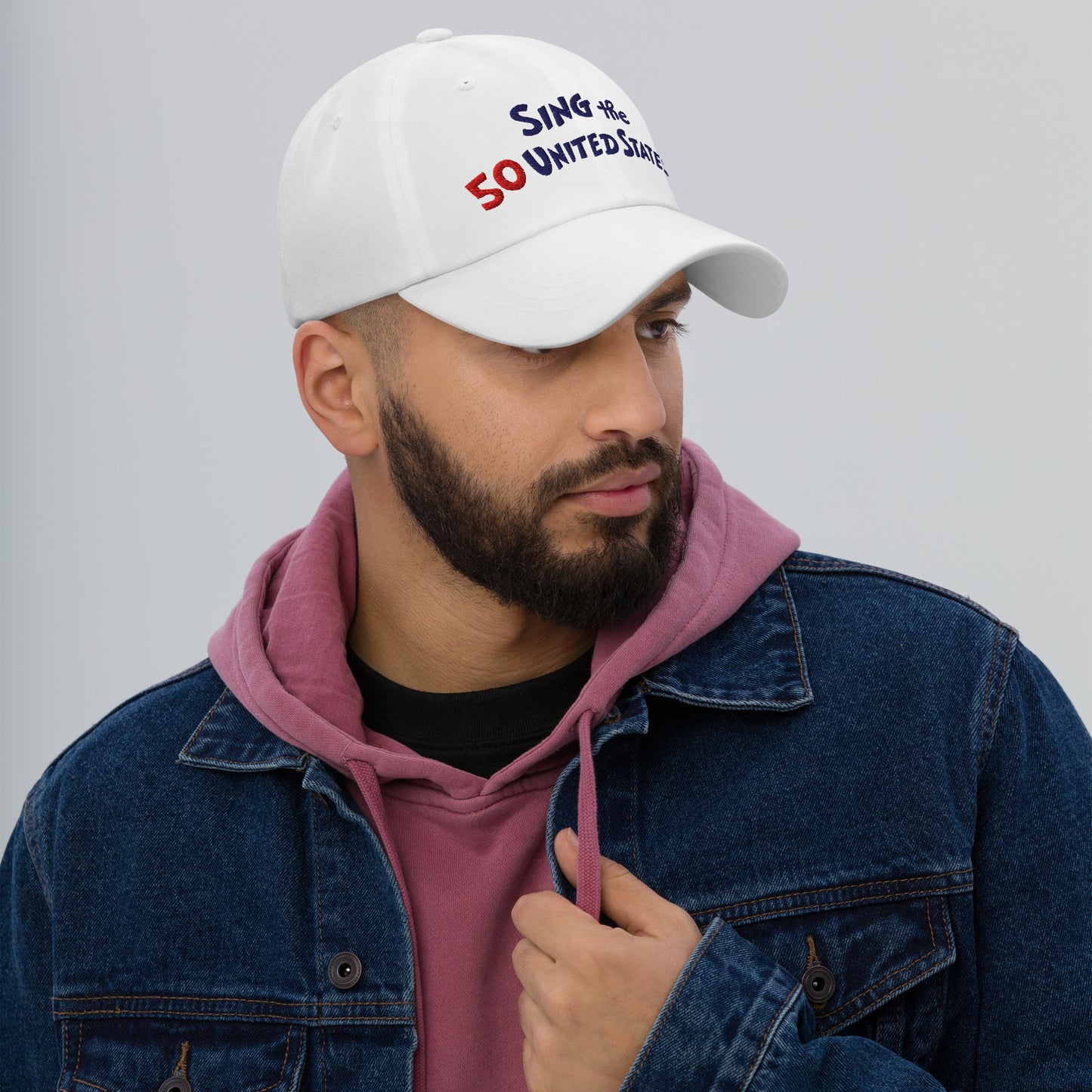 The Cat in The Hat Embroidered Hat Sing the 50 States