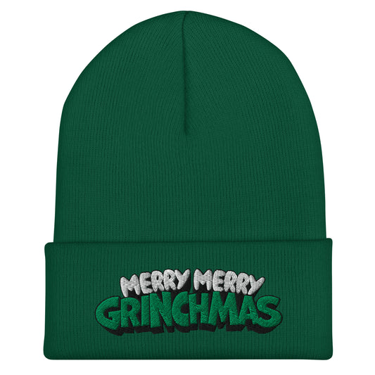The grinch merry merry grinchmas beanie - spruce
