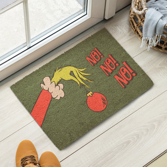 The Grinch Doormat No! No! No!
