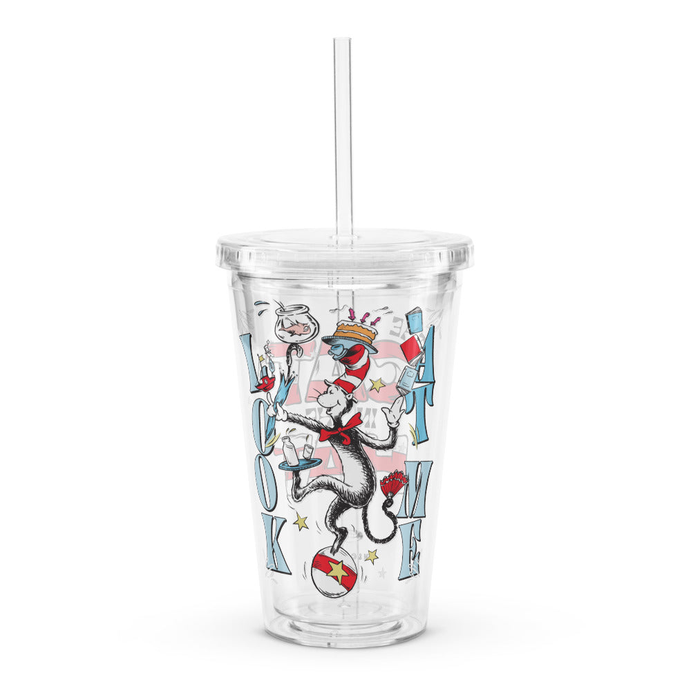 The Cat in the Hat Look at Me Clear Tumbler