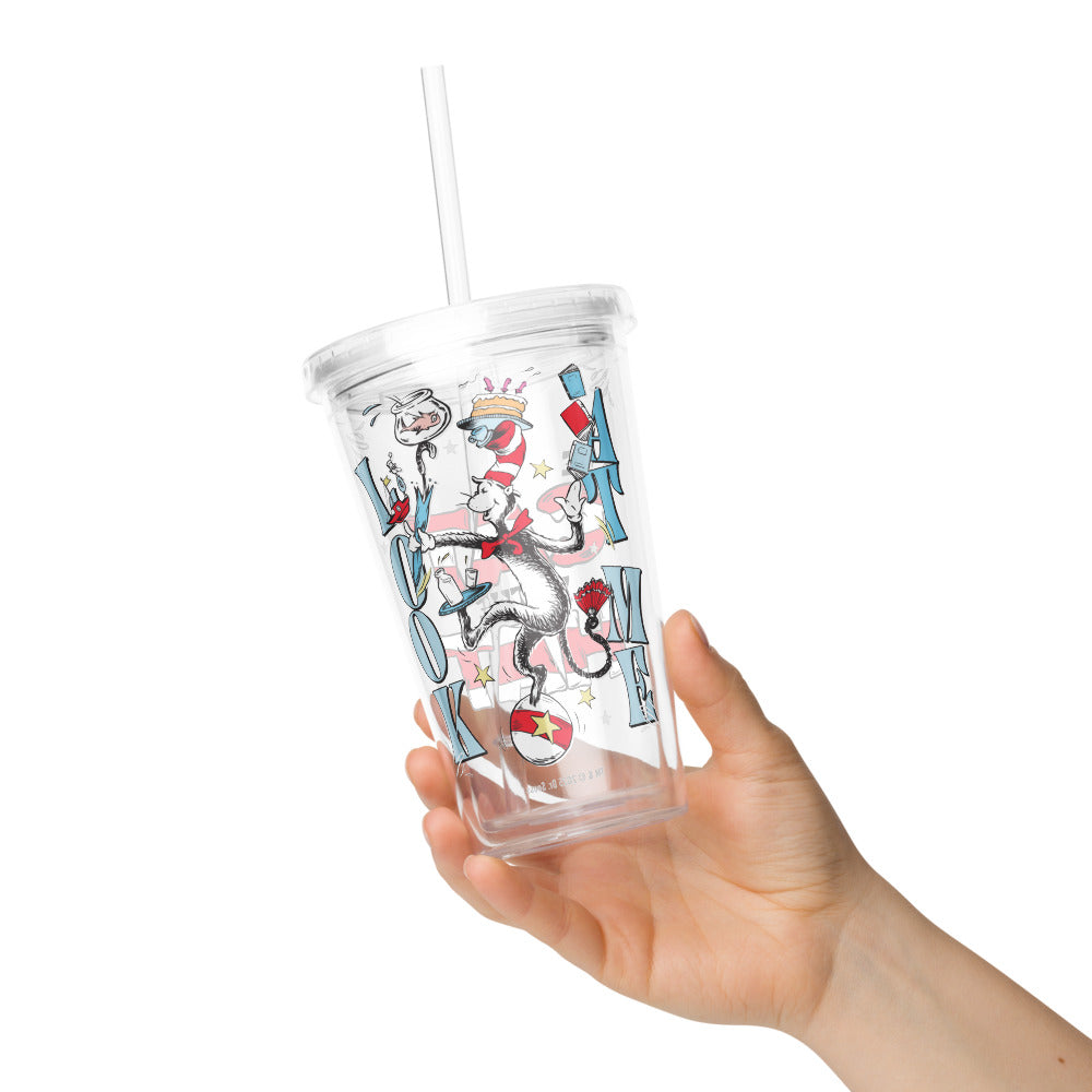 The Cat in the Hat Look at Me Clear Tumbler