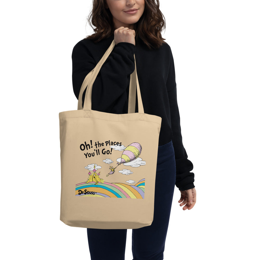 Oh the Places You'll Go Artwork Eco Tote Bag