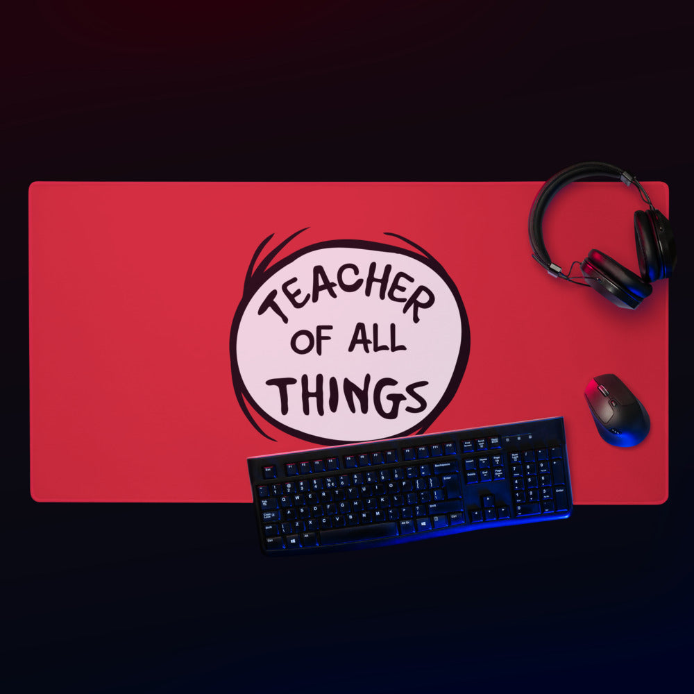 The Cat in the Hat Teacher of All Things Gaming Mat