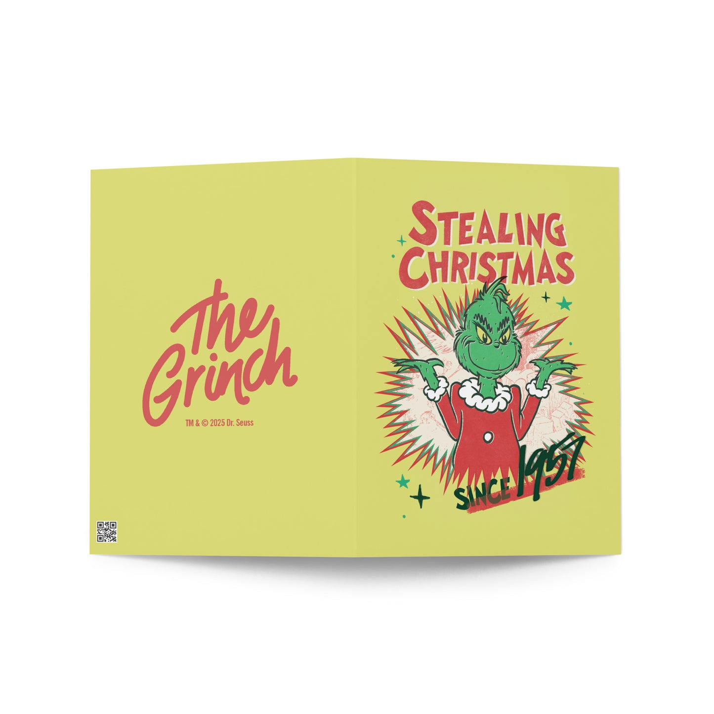 The Grinch Stealing Christmas Since 1957 Greeting Card