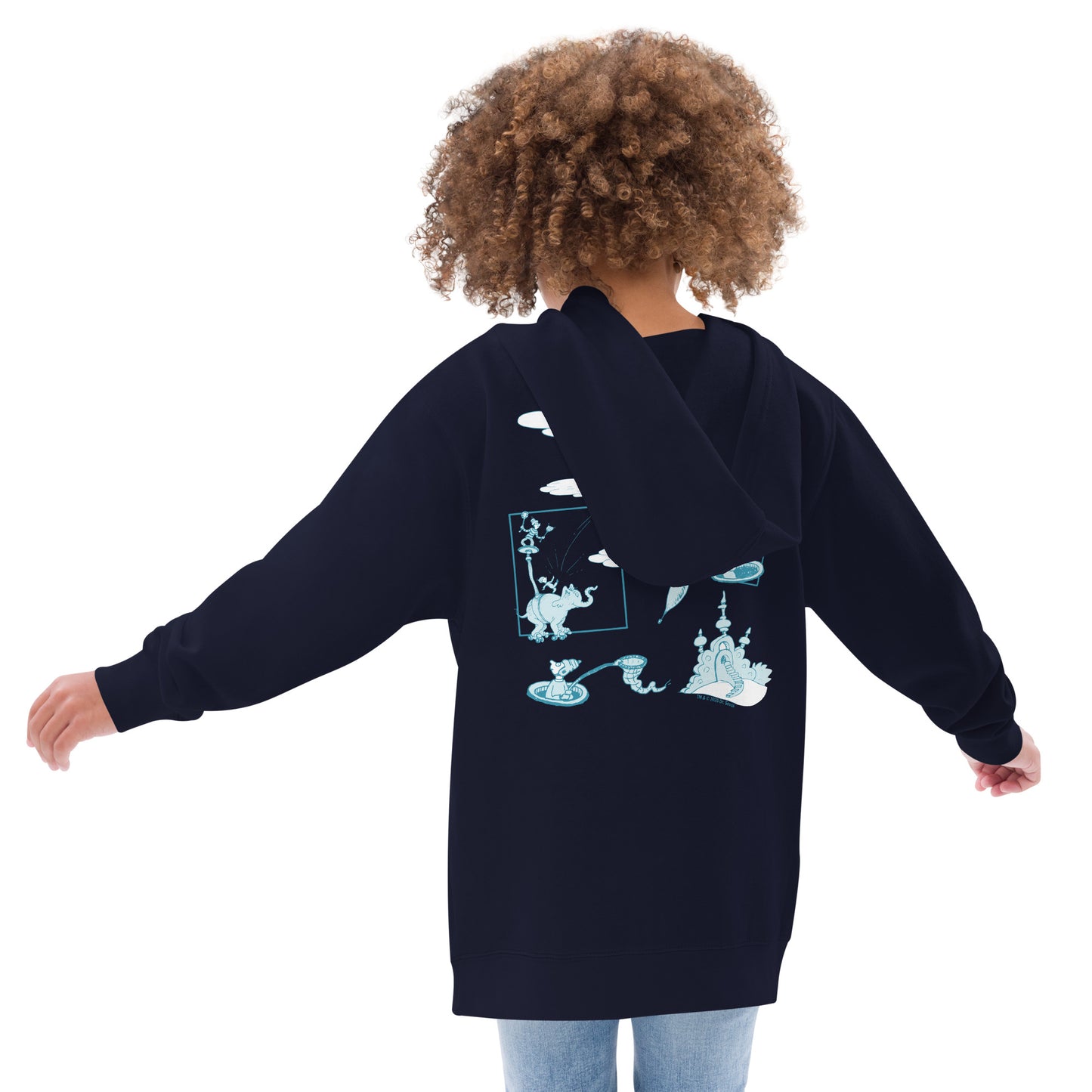 Oh, the Places You’ll Go! Kids Hoodie Collage