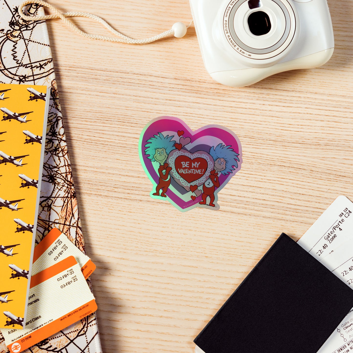 The Cat In The Hat Sticker Be My Valentine Things
