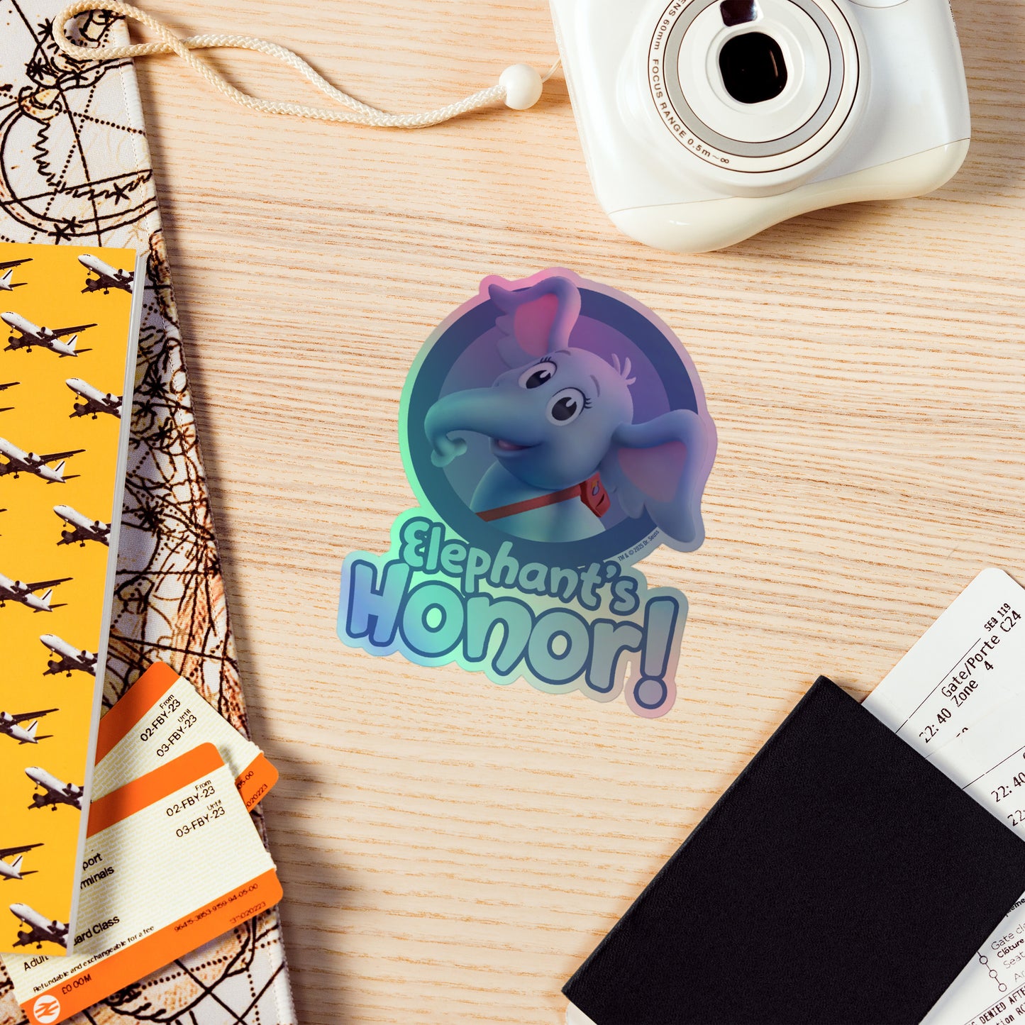 Horton Holographic Sticker Elephant’s Honor