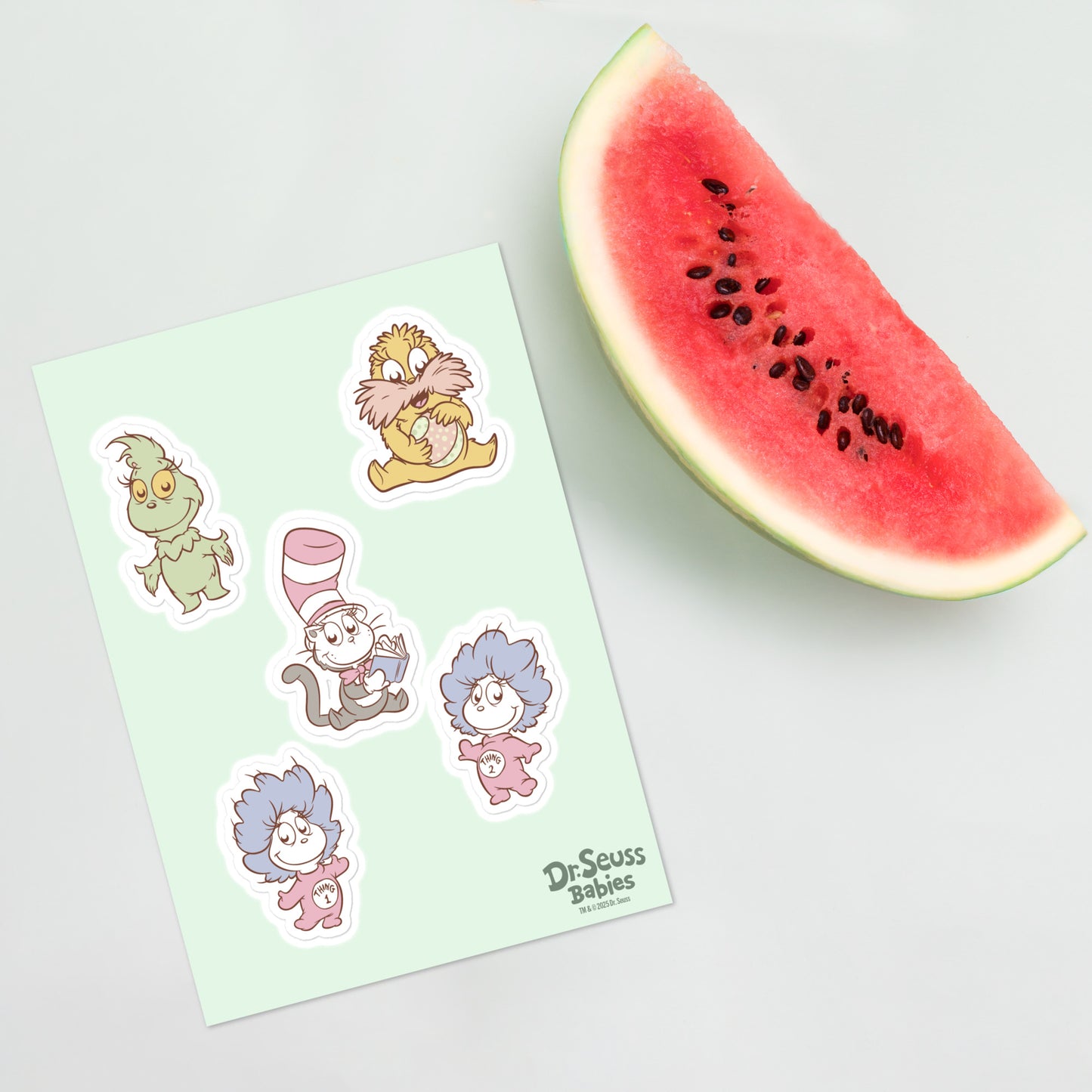 Dr. Seuss Sticker Sheet Baby Characters