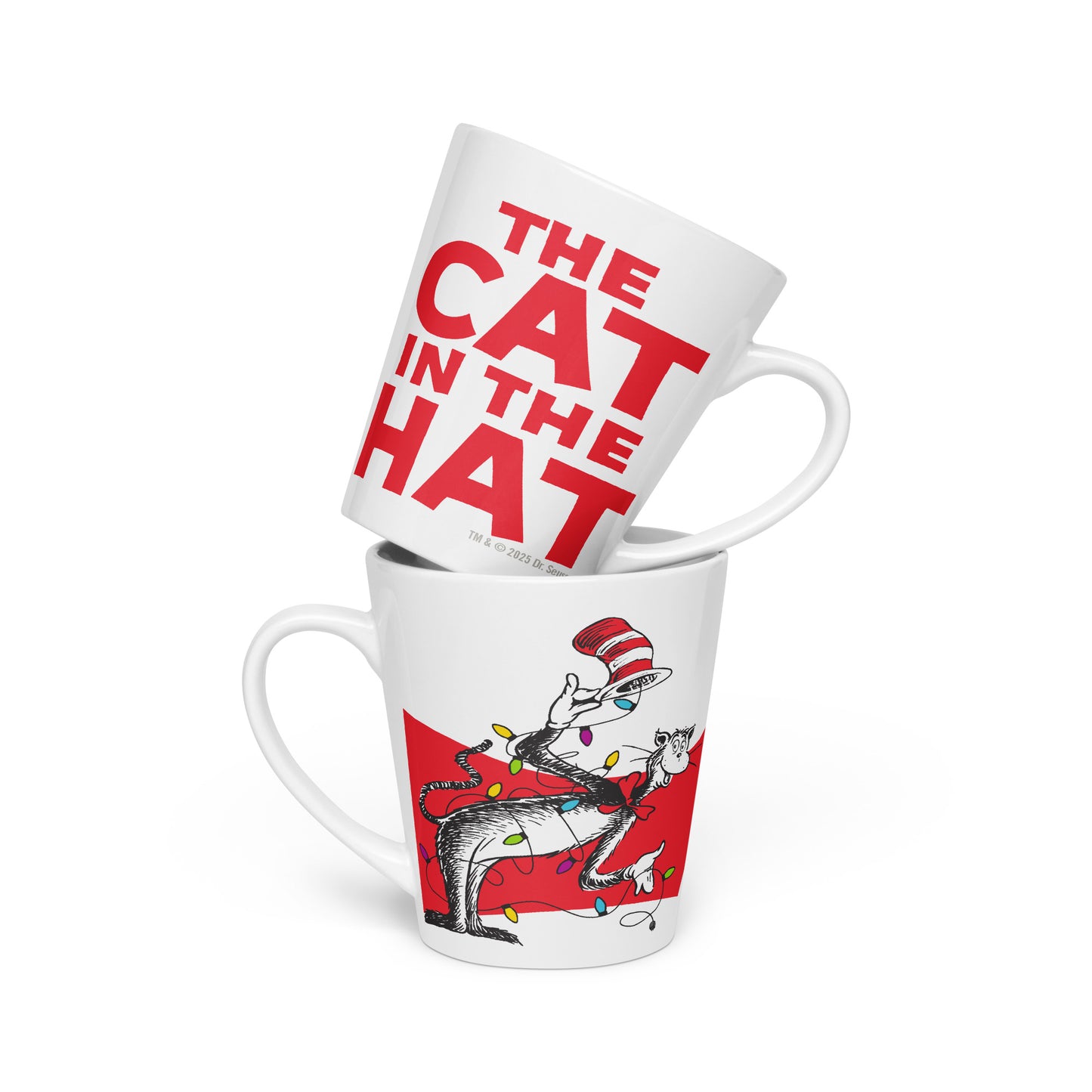 Dr. Seuss Holiday Latte Mug The Cat In The Hat