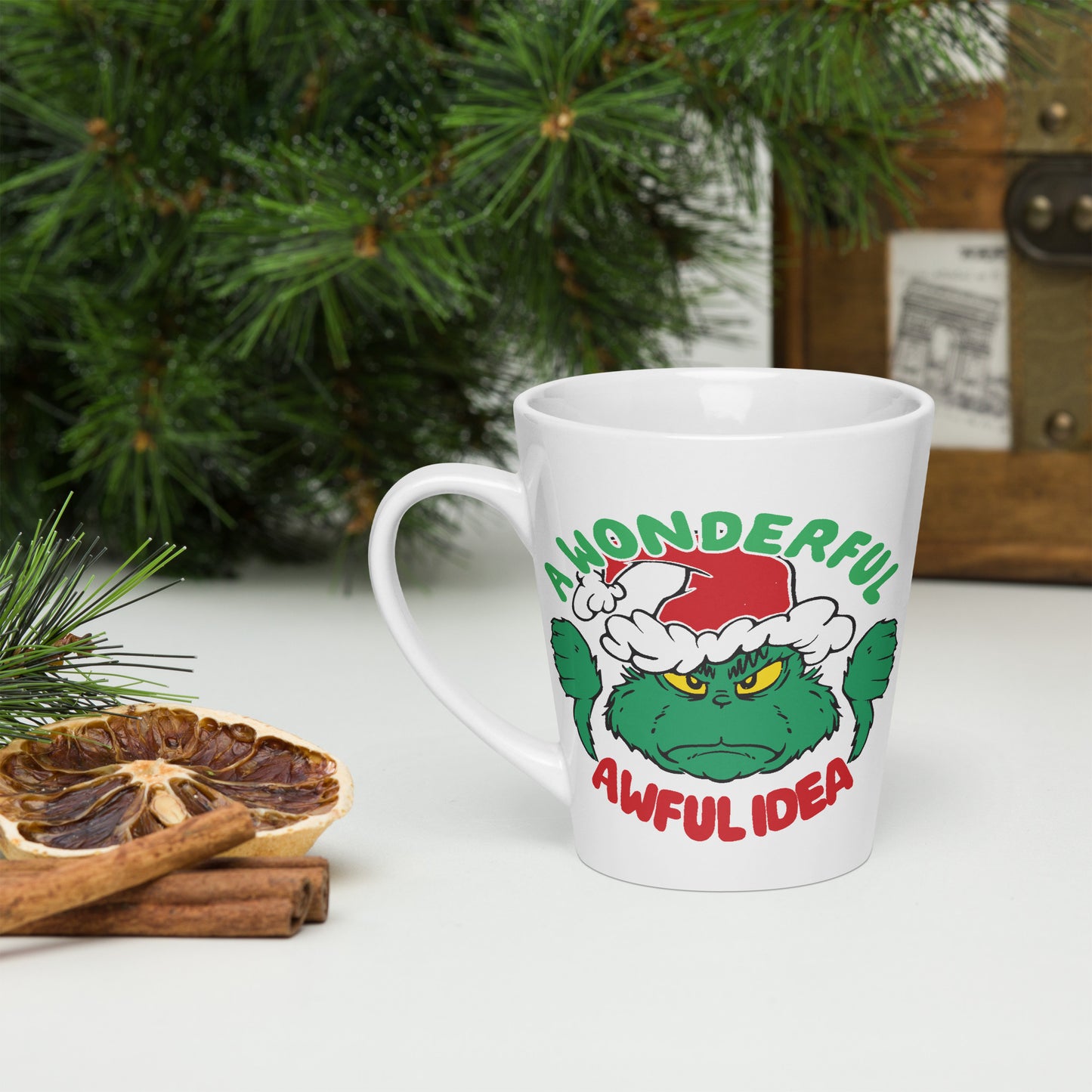 The Grinch A Wonderful Awful Idea Latte Mug