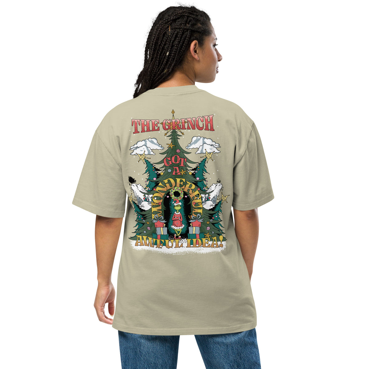The Grinch Oversized T-Shirt Wonderful Awful Idea