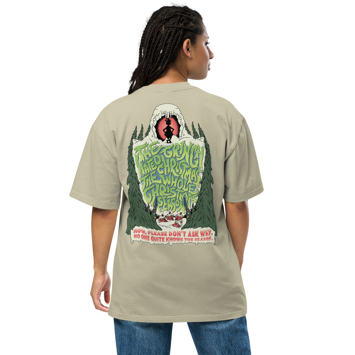 The Grinch Oversized T-Shirt How The Grinch Hated Christmas