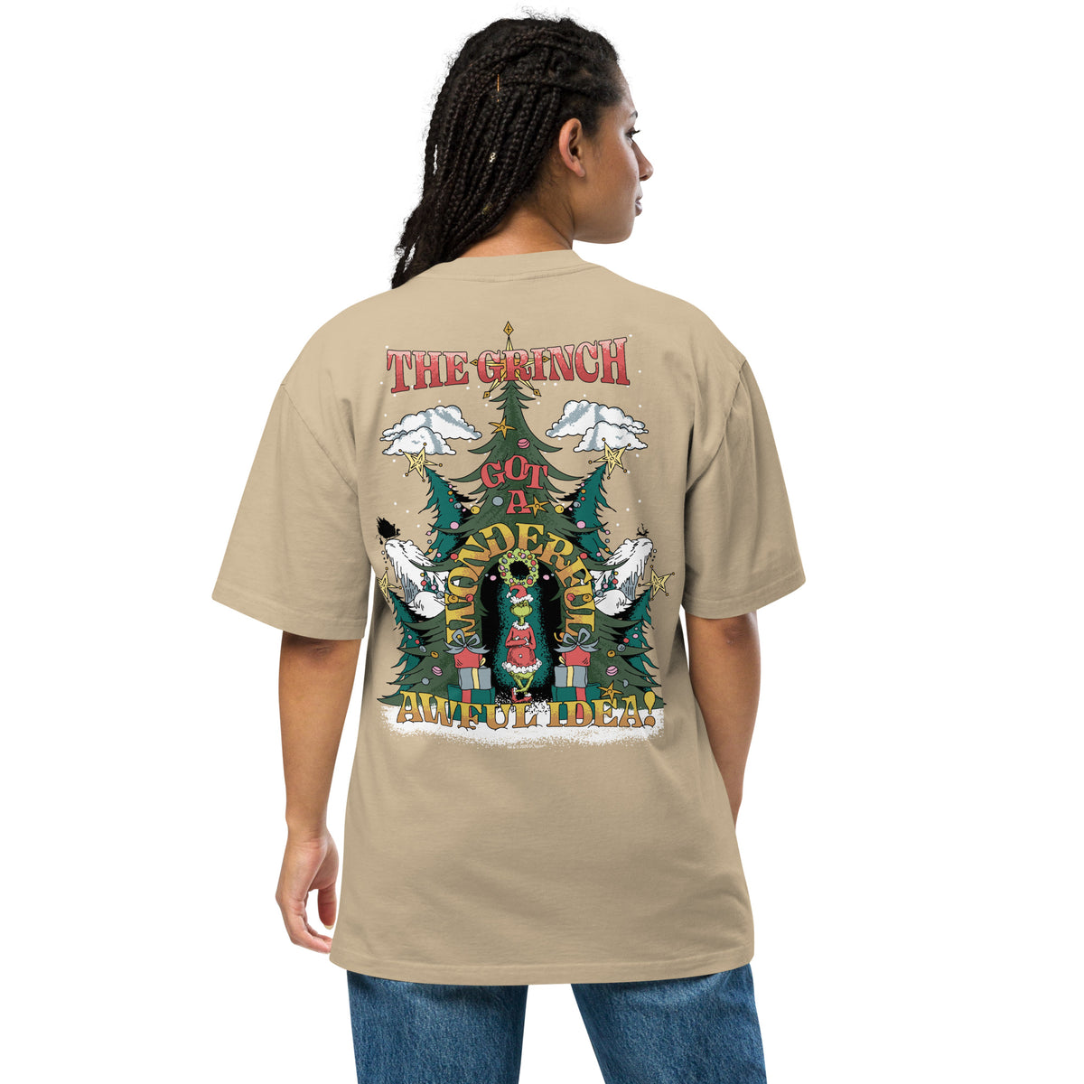 The Grinch Oversized T-Shirt Wonderful Awful Idea