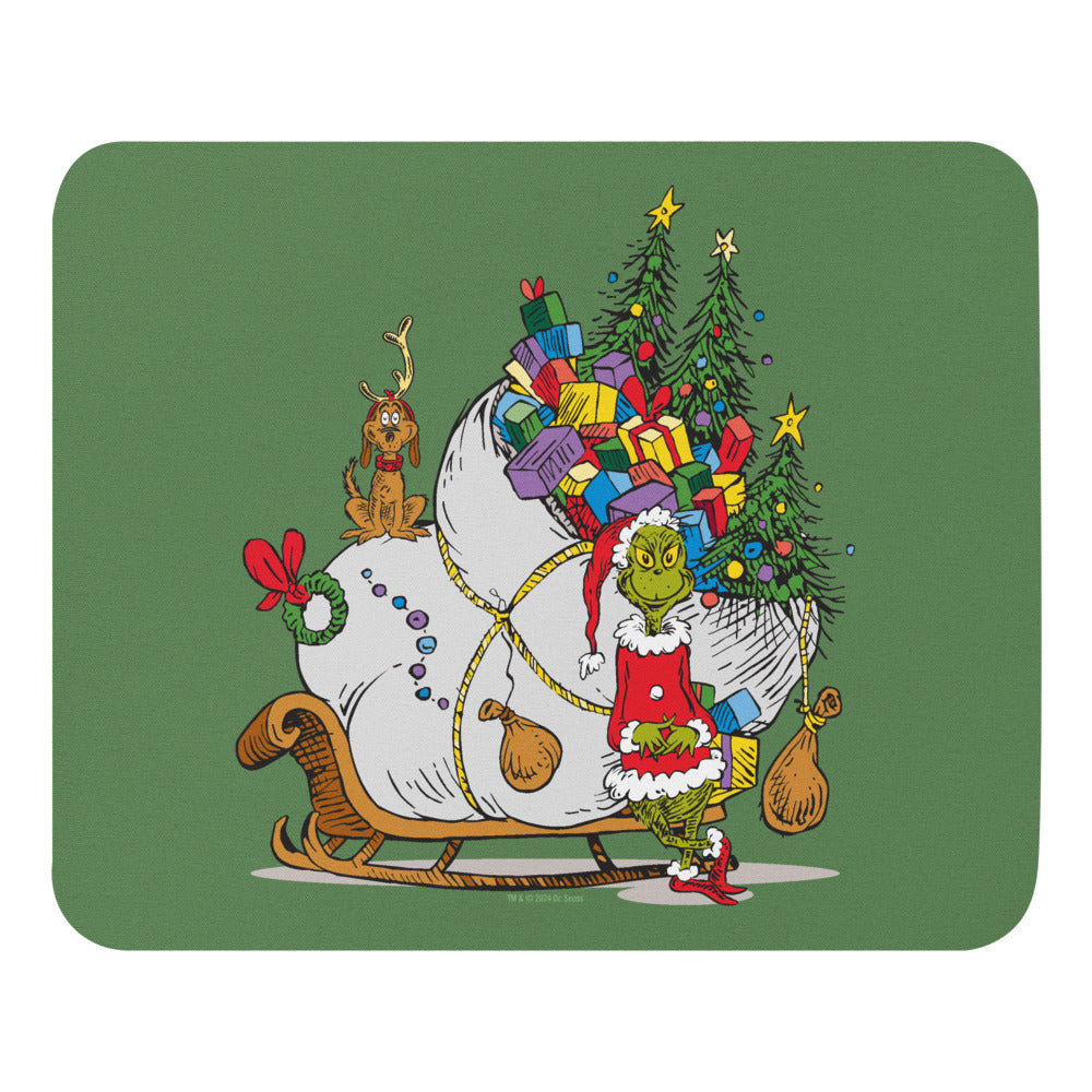 The Grinch Sleigh Gaming Mat