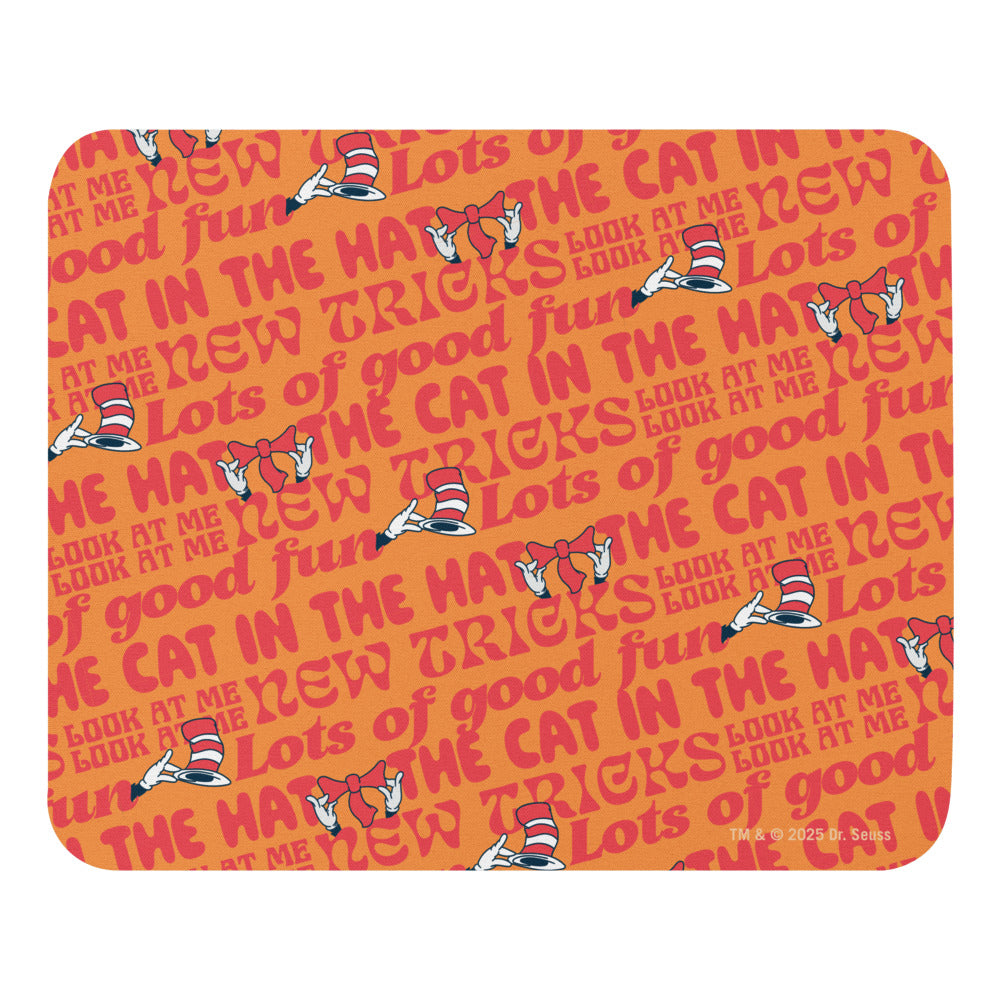 The Cat in the Hat New Tricks Pattern Mouse Pad