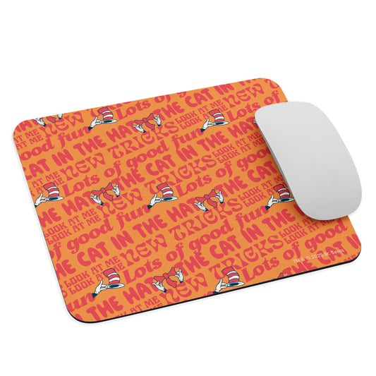 The Cat in the Hat New Tricks Pattern Mouse Pad