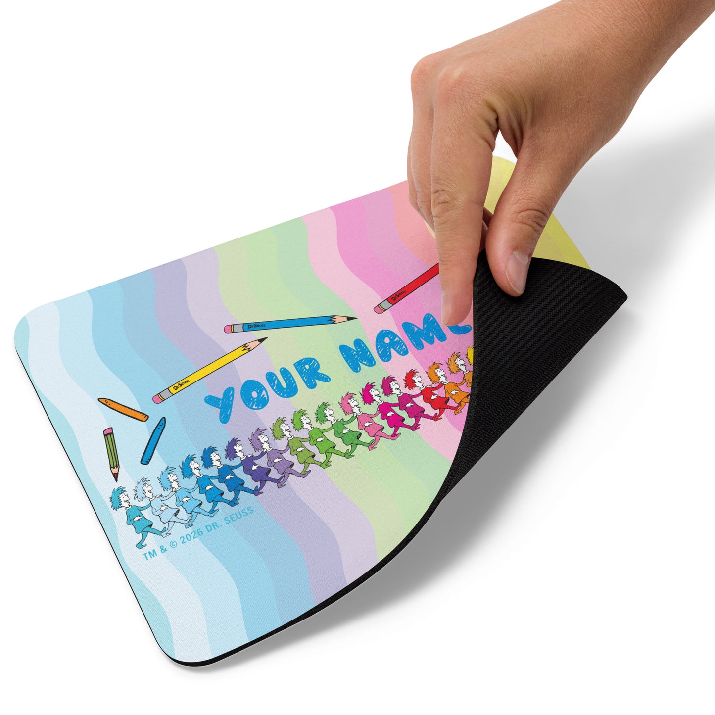 The Cat in the Hat Personalized Mouse Pad Learning With Color