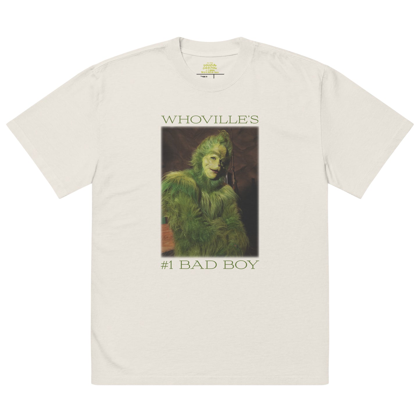The Grinch Oversized T-Shirt Whoville’s #1 Bad Boy
