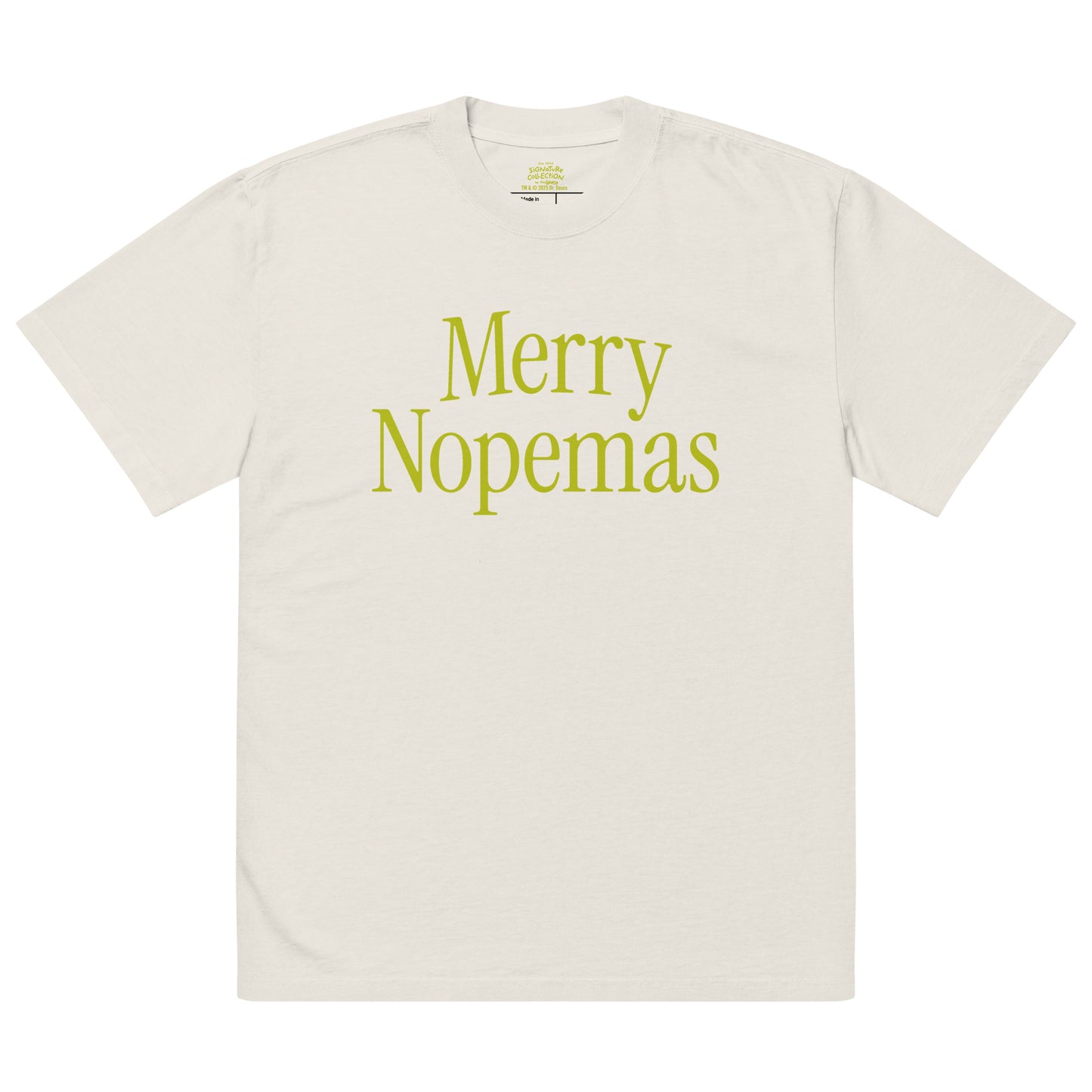 The Grinch Oversized T-Shirt Merry Nopemas
