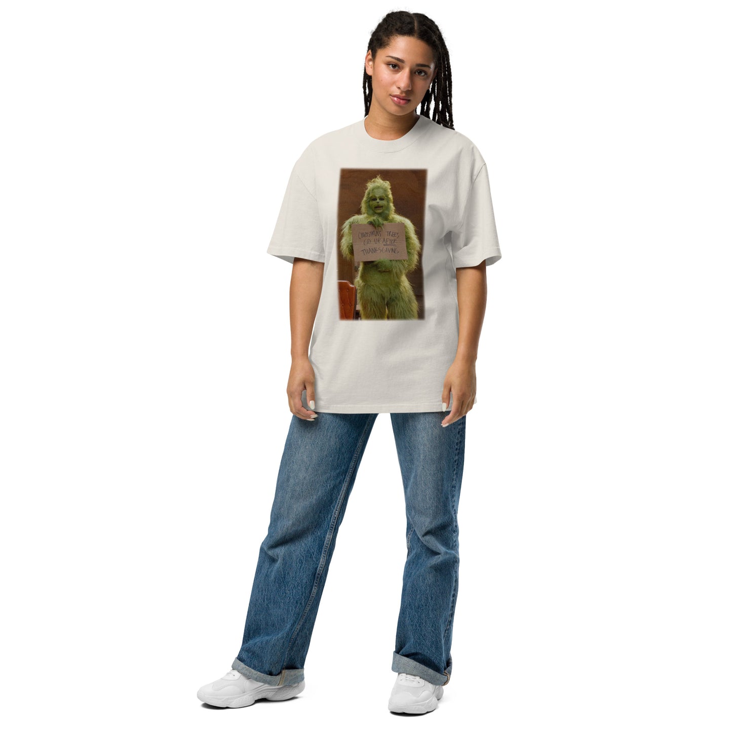 The Grinch Oversized T-Shirt Sign