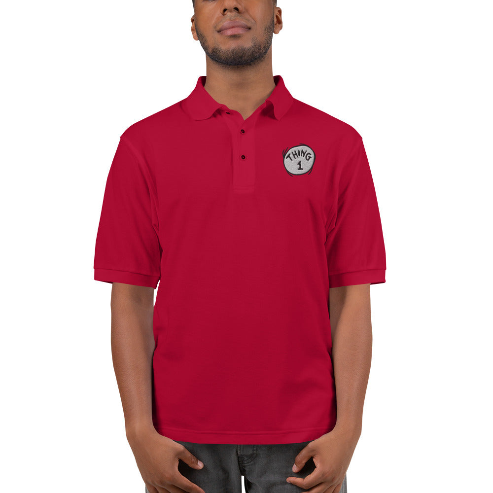The Cat in the Hat Thing 1 Polo Shirt