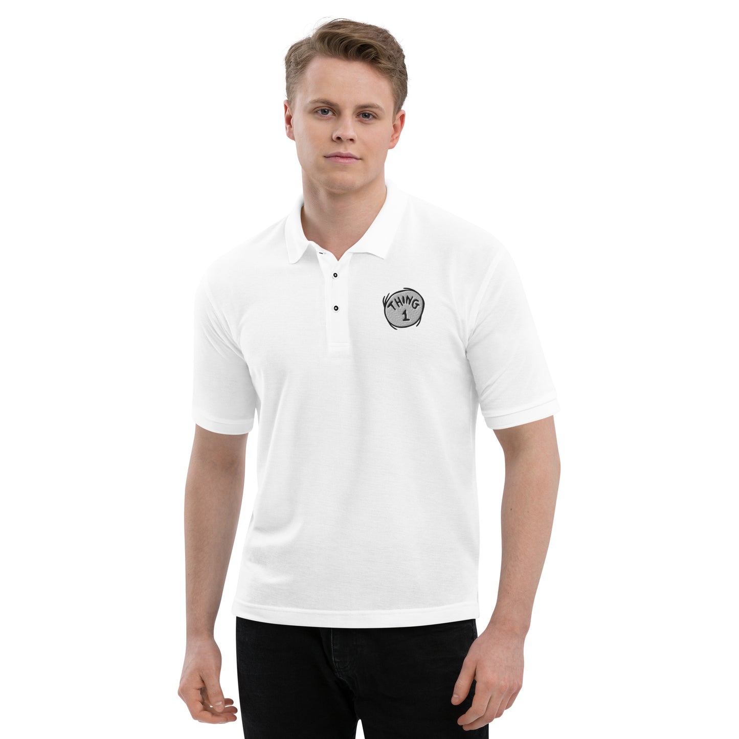 The Cat in the Hat Thing One Polo Shirt