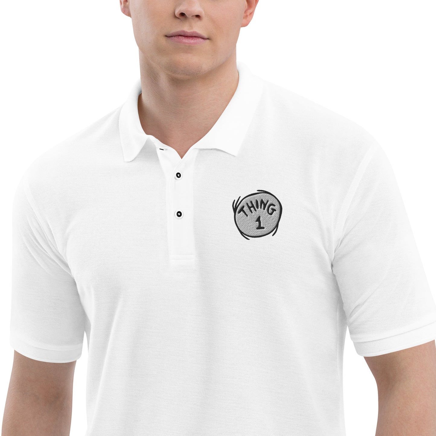 The Cat in the Hat Thing One Polo Shirt