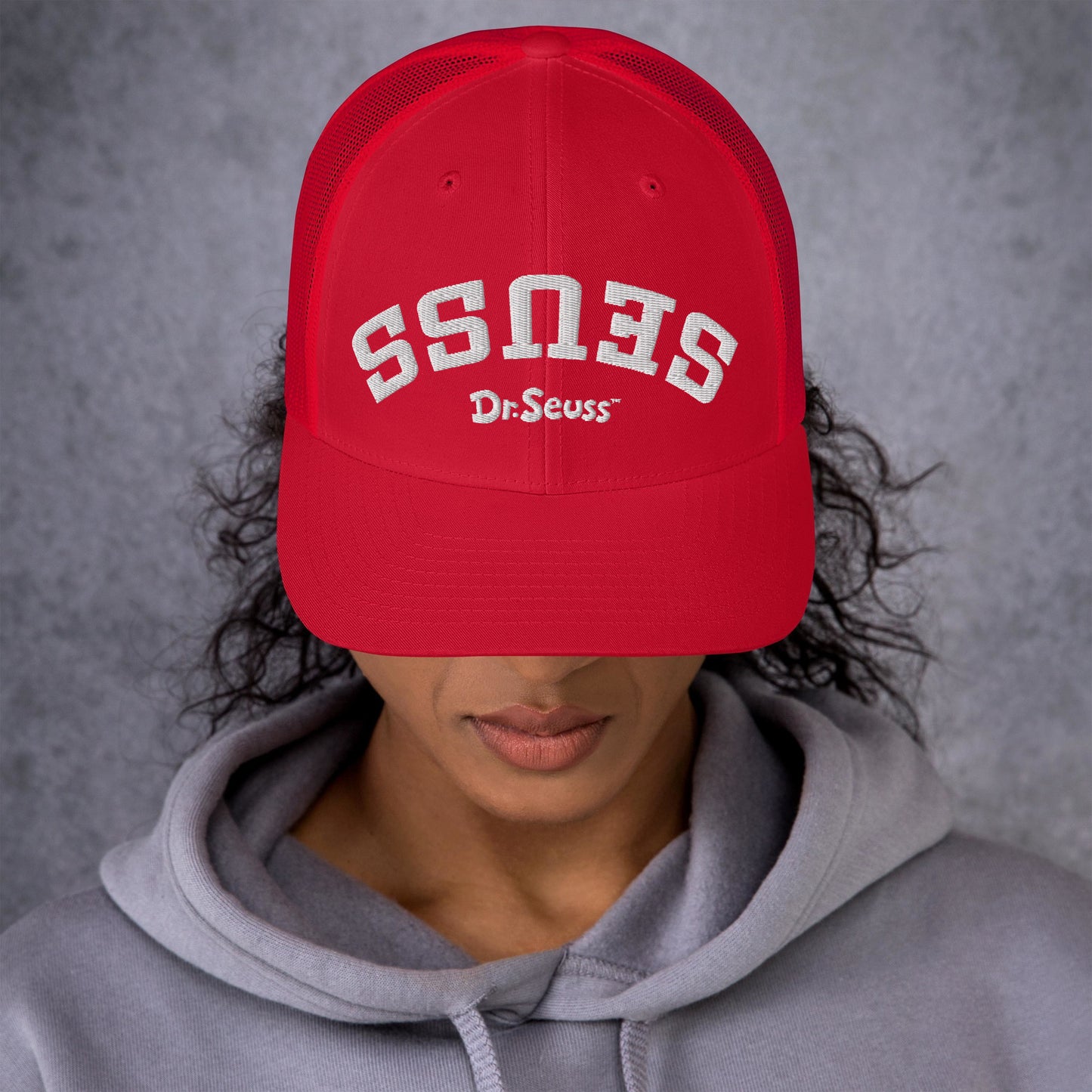 Dr. Seuss Trucker Hat "SEUSS" Upside-Down