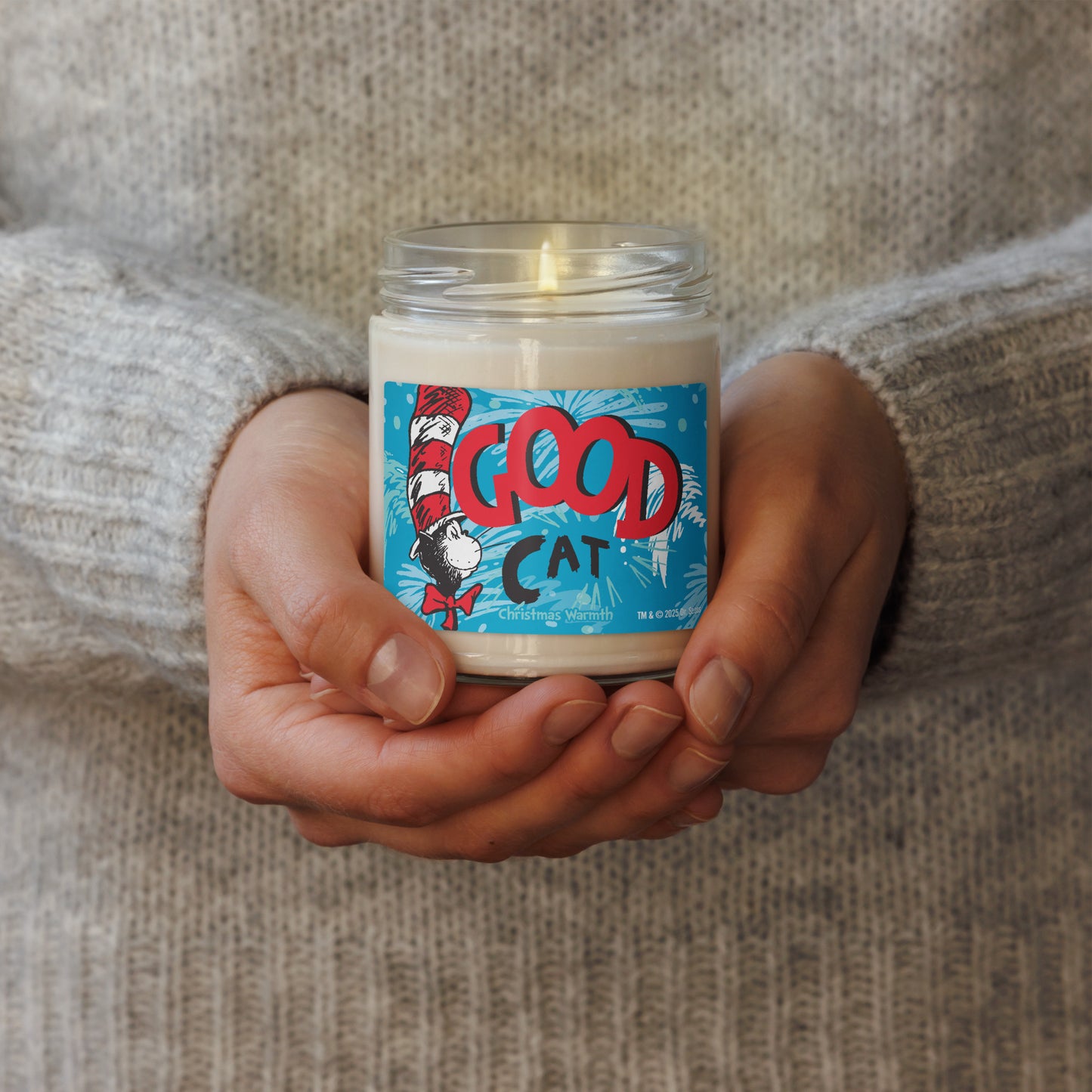 Dr. Seuss Holiday Scented Candle Good Cat