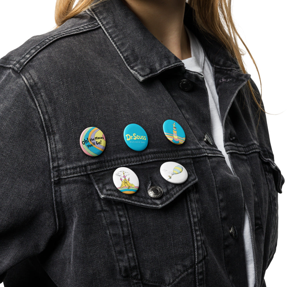 Oh! the Places You'll Go 5 Piece Pin Set