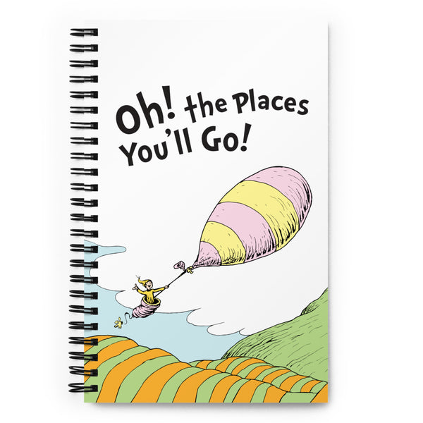 dr. seuss oh the places you'll go print mini backpack Oh! the Places You'll Go Artwork Spiral Notebook