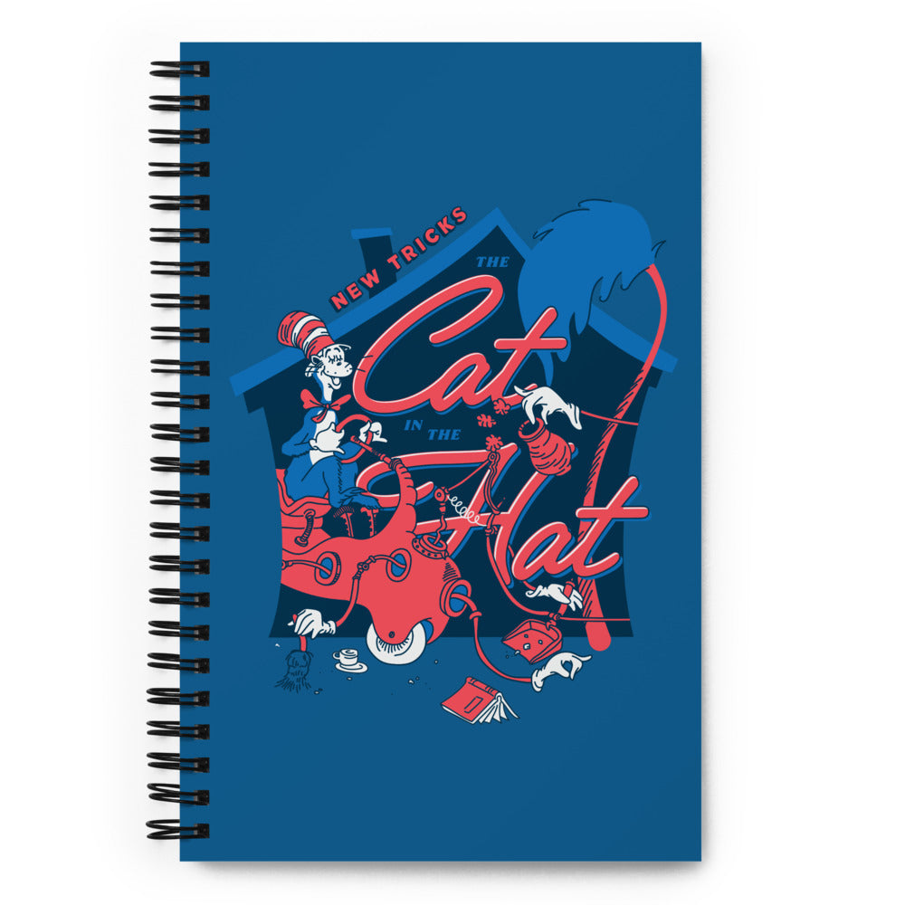 The Cat in the Hat New Tricks House Dotted Spiral Notebook – Dr. Seuss ...