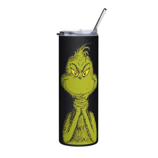 The Grinch Sly Smile Stainless Steel Tumbler