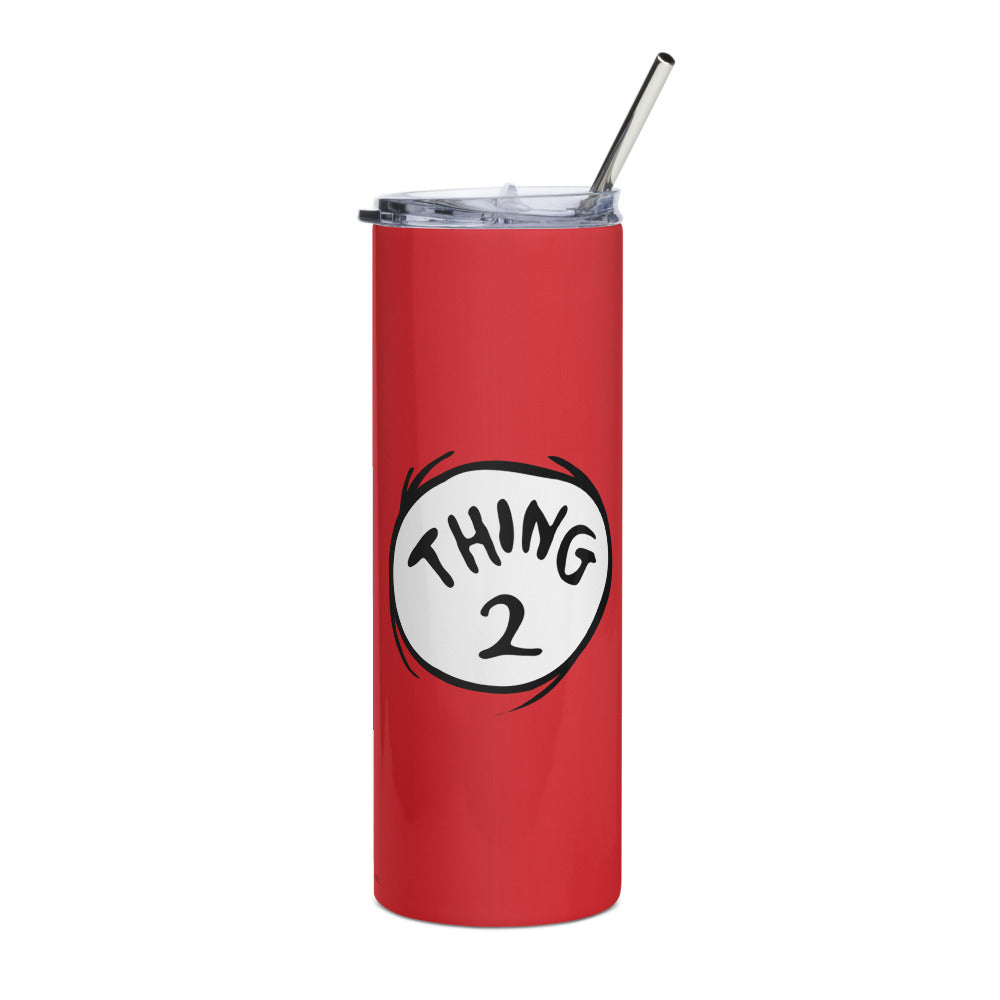 The Cat in the Hat Thing Two Stainless Steel Tumbler