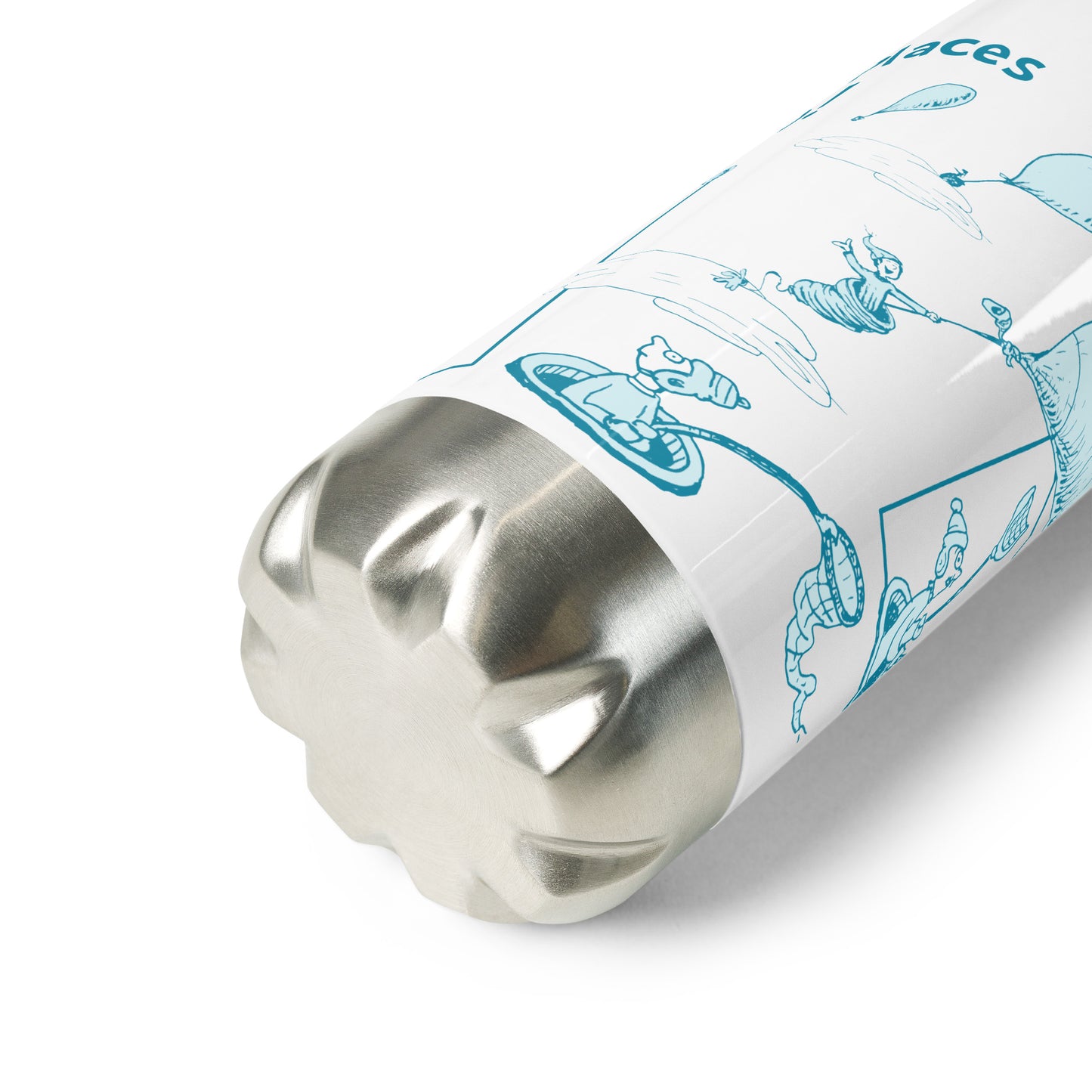 Oh, the Places You’ll Go! Stainless Steel Water Bottle Collage