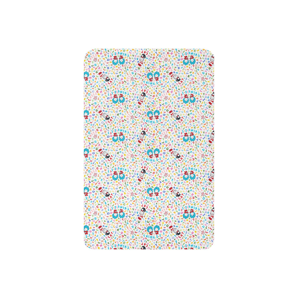 The Cat in The Hat ABC Sherpa Blanket 37 in x 57 in
