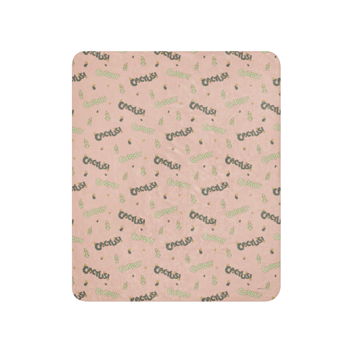 Dr. Seuss Grinch Sherpa Blanket Cuddly As Cactus