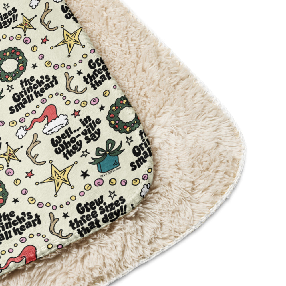 The Grinch Blanket Merry Grinchmas