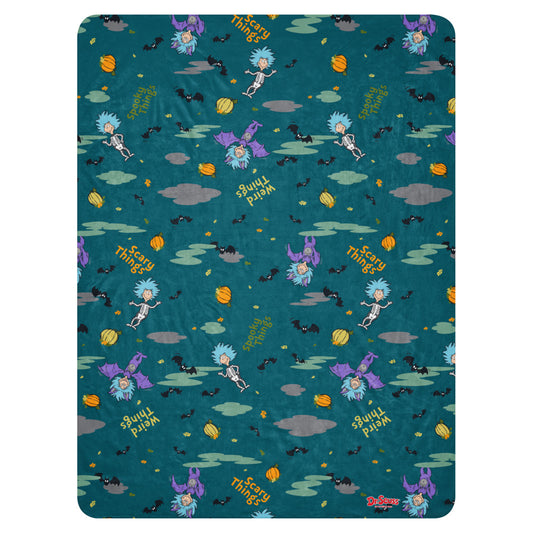 The Cat in the Hat Scary Things Sherpa Blanket 60 in x 80 in