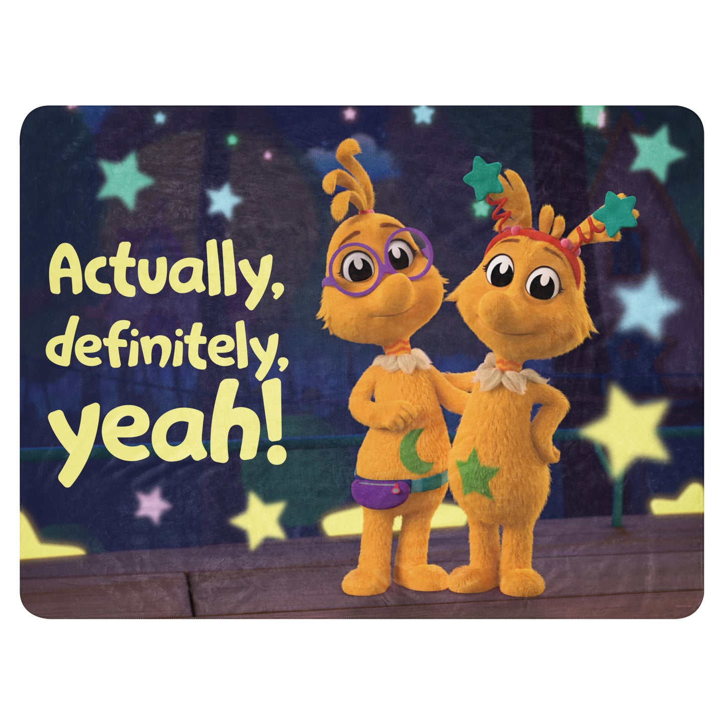 Dr. Seuss's The Sneetches Sherpa Blanket Actually, Definitely, Yeah!