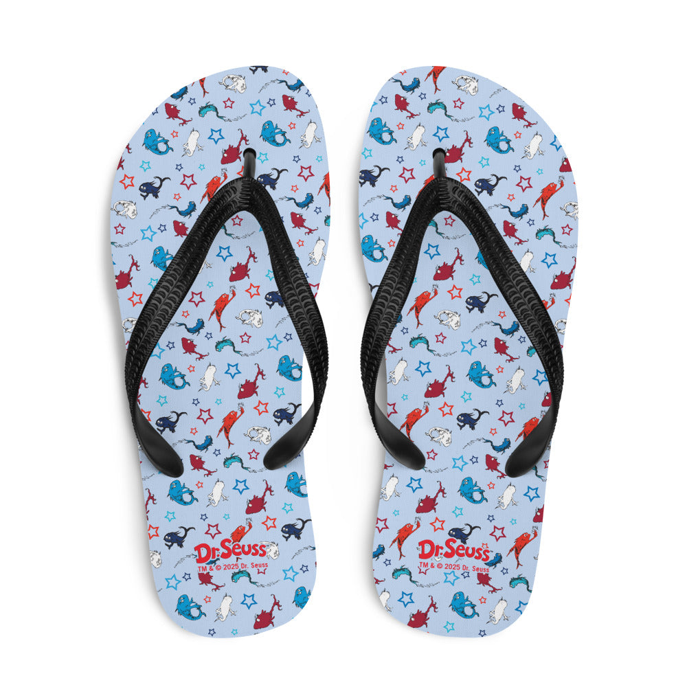 One Fish, Two Fish Americana Flip Flops | Dr. Seuss Patriotic – Dr ...