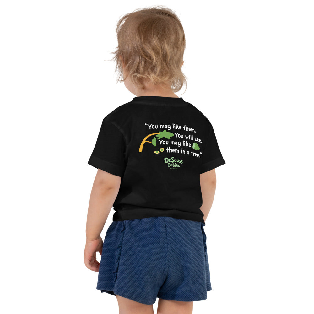Green Eggs and Ham Quote Toddler T Shirt